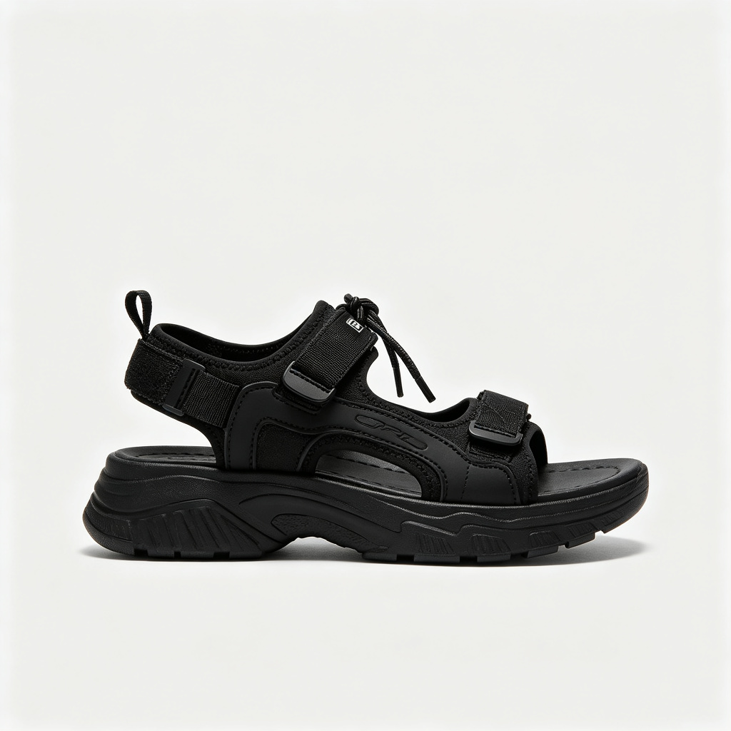 Black Sport Sandals