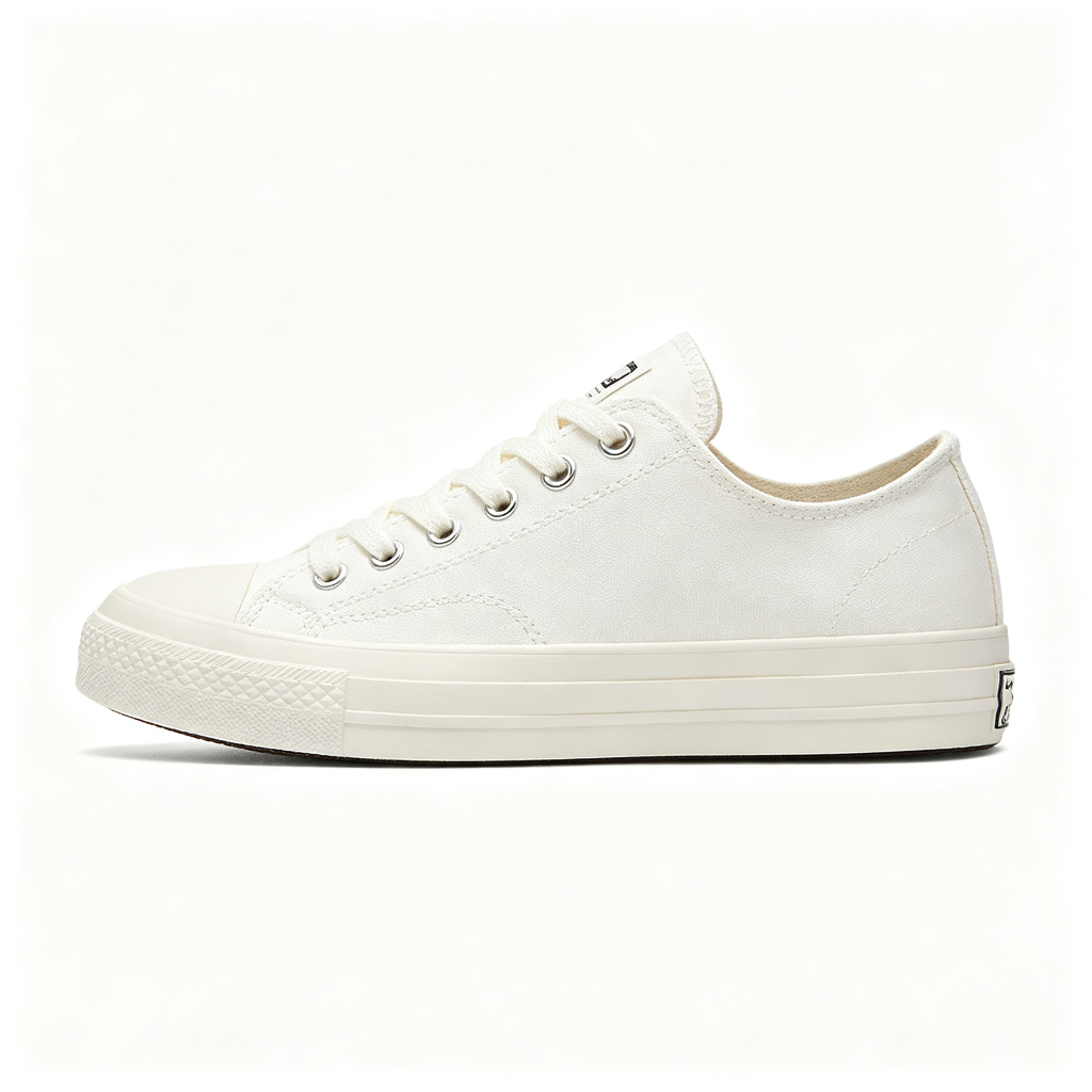 White Canvas Sneakers