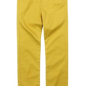 Hose – eng anliegend, Twill, Gold