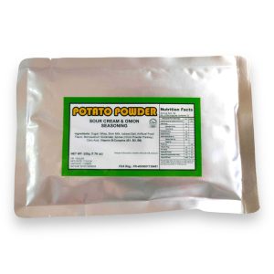 Kartoffeln – Pulver – Sauerrahm-Zwiebel-Geschmack – Würzmischung – 220 g