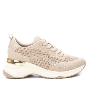 Damen-Sneaker – Sneaker, Beige, 7803998437436