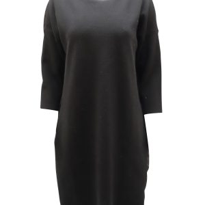Vince Pullover – Kleid, Schwarz, Wolle, 7764868137020