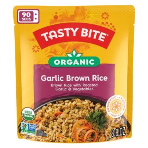 Tasty Bite – Reis – Braun – geröstet – Knoblauch – 8.8 oz – Packung – 6