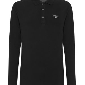 Poloshirt – schmale Passform, Langarm