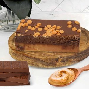 Erdnussmus – Schokolade – Fudge