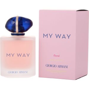 Armani My Way Floral von Giorgio Armani – Eau de Parfum, Spray, nachfüllbar, 3 oz, für Damen
