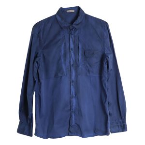Bottega Veneta Hemd – mit Knopfleiste, Blau, Baumwolle