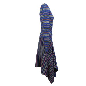 Opening Ceremony – Langarm – Rippstrick – Midikleid – Blau