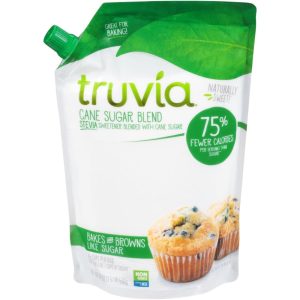 Truvia – Rohrzucker – Mischung – Mischung – Stevia – Süßungsmittel – Rohrzucker