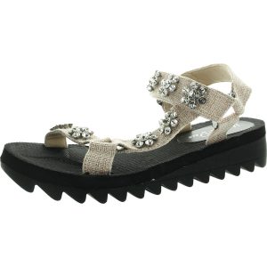 Sandalen – verziert, gewebt, Plateau