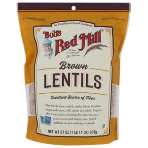 Bob's Red Mill – Linsen – Braun – 27 oz – Packung – 4