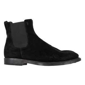 Tod's – Chelsea-Stiefel – Schwarz – Veloursleder – 7748861591612