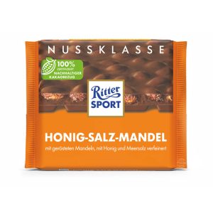 Ritter Sport – Honig – Meersalz – Mandeln – 100g