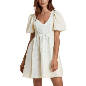 Juniorgrößen – Taschen – Jacquard – Cocktail- und Partykleid