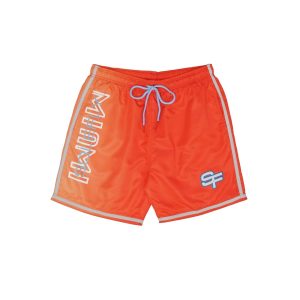 Shorts – Nylon, Mesh, Orange