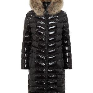 Daunenjacke – Nylon, lang, 7676521644092