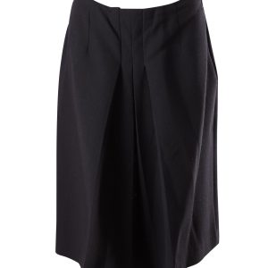 Miu Miu Rock – plissiert, Schwarz, Wolle, 7766686761020