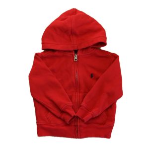 Ralph Lauren Jungen-Kapuzenpullover – Rot, 7805827416124