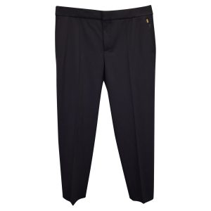 Chloé Hose – Schwarz, Wolle, 7733791391804