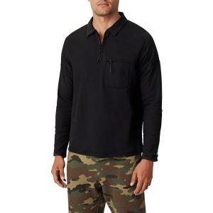 Poloshirt – Reißverschluss, Piqué