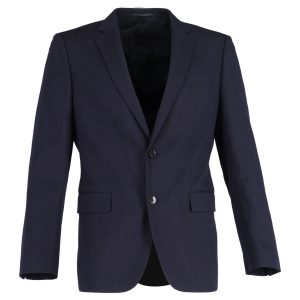 Hugo Boss Einreihiger Blazer – Marineblau, Wolle