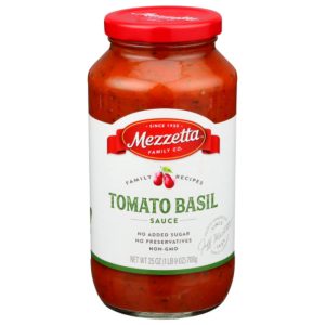 Mezzetta – Sauce – Pasta – Tomaten – süß – Basilikum – 25 oz – Packung – 6