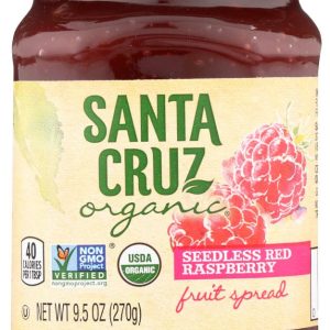 Santa Cruz – Frucht – Aufstrich – Rot – Himbeeren – 9.5 oz – Packung – 6