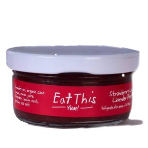 Erdbeeren – Zitrone – Lavendel – Konfitüre – Glas – 12 – × – 2oz