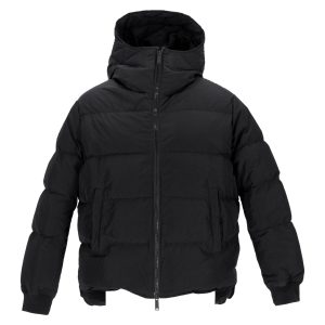 Daunenjacke – Dsquared2, mit Kapuze, mit Stickerei, Schwarz, Polyester, 7748800348220