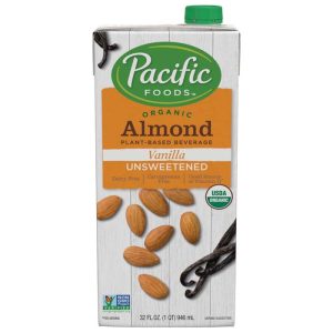 Pacific Foods – Bio – Mandeln – Getränk – ungesüßt – Vanille – 32 fl oz