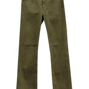Loro Piana Hose – gerades Bein, Grün, Baumwolle, 7833701613628