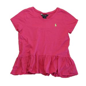 Ralph Lauren Mädchen-T-Shirt – Rosa, 7805891805244