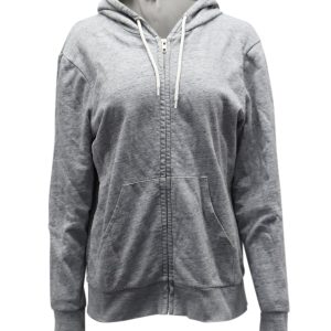 Sandro Kapuzenpullover – mit Reißverschluss, Grau, Baumwolle, 7766570401852