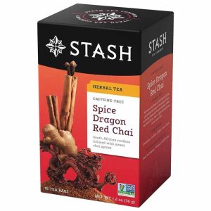 Stash – entkoffeiniert – Chai – Rot – Gewürze – Tee – 18 – Beutel – Packung – 6