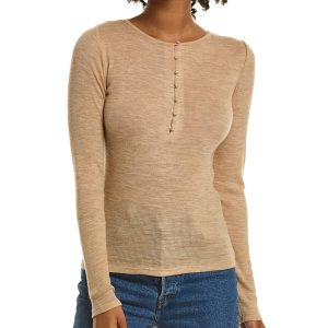 Vince Henley-Shirt – Wollmischung, Top