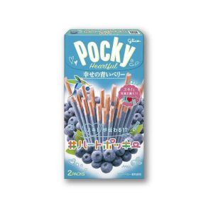 Pocky – Herzmotiv – Keksstangen – Heidelbeeren