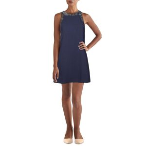mit Perlenverzierung – Mini – Cocktailkleid