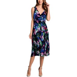 Kleid – asymmetrisch, Chiffon, Midi