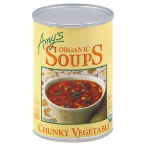 Amy's – Bio – Suppe – stückig – Gemüse – 14.3 oz – Packung – 12