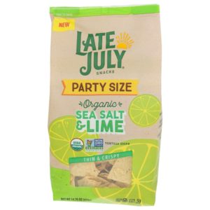 Late July – Tortillachips – Meersalz – Limette – 14.75 oz – Packung – 9