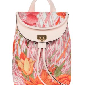 Rucksack – Nylon, Blumenmuster