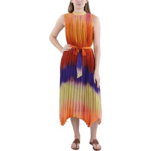Kleid – Farbverlauf, ärmellos, Midi