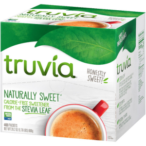 Truvia – Stevia – naturbelassen – Süßungsmittel – 400 Stück
