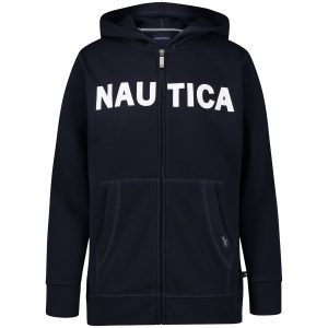 Nautica Kapuzenpullover – Jungen (kleine Größen), durchgehender Reißverschluss, 4-7, 7704346787900