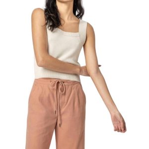 Pullover – Tanktop, Top, Elfenbein, 7766612705340