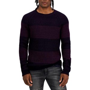Pullover – gerippt, Rundhalsausschnitt, Pullover