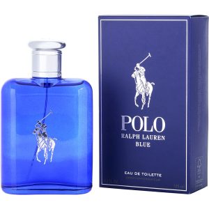 Polo Blue von Ralph Lauren – Eau de Toilette, Spray, nachfüllbar, 4,2 oz, für Herren, 7827905806396
