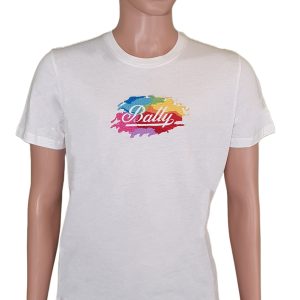 Bally Unisex-T-Shirt – 6301245, Weiß, 100%, Baumwolle, Logo, 7706064551996