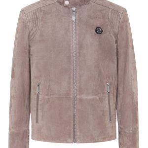 Jacke – Veloursleder, gepolstert, 7676517875772