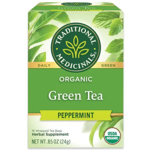 Traditional Medicinals – Grün – Pfefferminze – Bio – Tee – 16 – Beutel – Packung